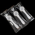 Plastic measuring spoons, mask spoons, 10ml feed, fertilizer, powder, and pesticide measuring spoons - accurate measurement, holds 10 grams of water
