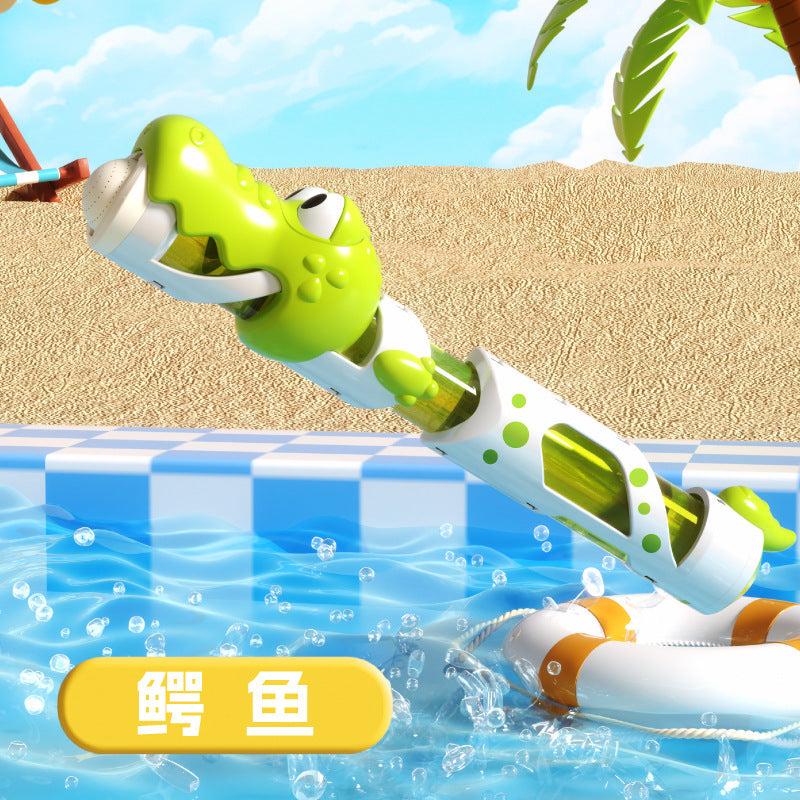 Kids' diy fireworks water gun air powered soft bullet 3-in-1 animal toy gun - new cross-border model