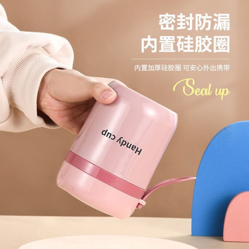 One stainless steel soup cup is sent on behalf of others, and the heat preservation can be heated. Soup pot, lunch box, porridge, milk cup, breakfast cup, food.