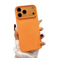 Suitable for iphone17promax large hole liquid silicone magnetic phone case new cross-border apple 15 protective cover