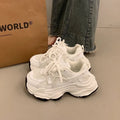 Best sellingplatform shoesthick soledad shoes women's summer petites height increasing 2026new arrival mesh breathable casual sports shoes