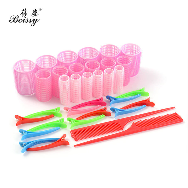 nylon bangs curling iron hair tool set DIY bangs styling Velcro nylon curling iron