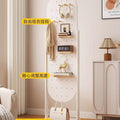 Perforated board dressing mirror rotate full-length mirror movable floor mirror for home clothes hanger all-in-one mirror fitting mirror