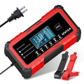 12v 15a smart battery charger for motorcycle, car, and lead-acid/lithium-ion batteries
