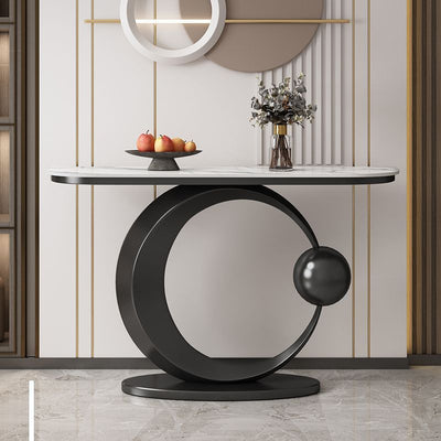 American rock slab entrance console table, light luxury entrance table, new chinoiserie chinoiserie entrance, living room entrance partition cabinet