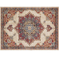 retro ethnic moroccan faux cashmere rug - durable, stain-resistant, perfect for living room coffee tables, bedroom bedside, and more