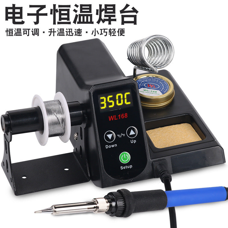 Cross-border lightweight digital display multifunctional electric soldering iron constant temperature welding table adjustable temperature household electronic maintenance welding tool set