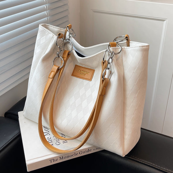 Large-capacity bag women's bag 2025 new spring high-end niche class commuter bag versatile shoulder tote bag