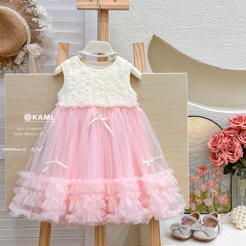 Girls' summer dresses : baby girl formal dresses, sundresses, and children's mesh princess dresses