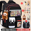 Large black and red + free pendant + watch + card holder + 10-piece set + pen case + tutoring bag