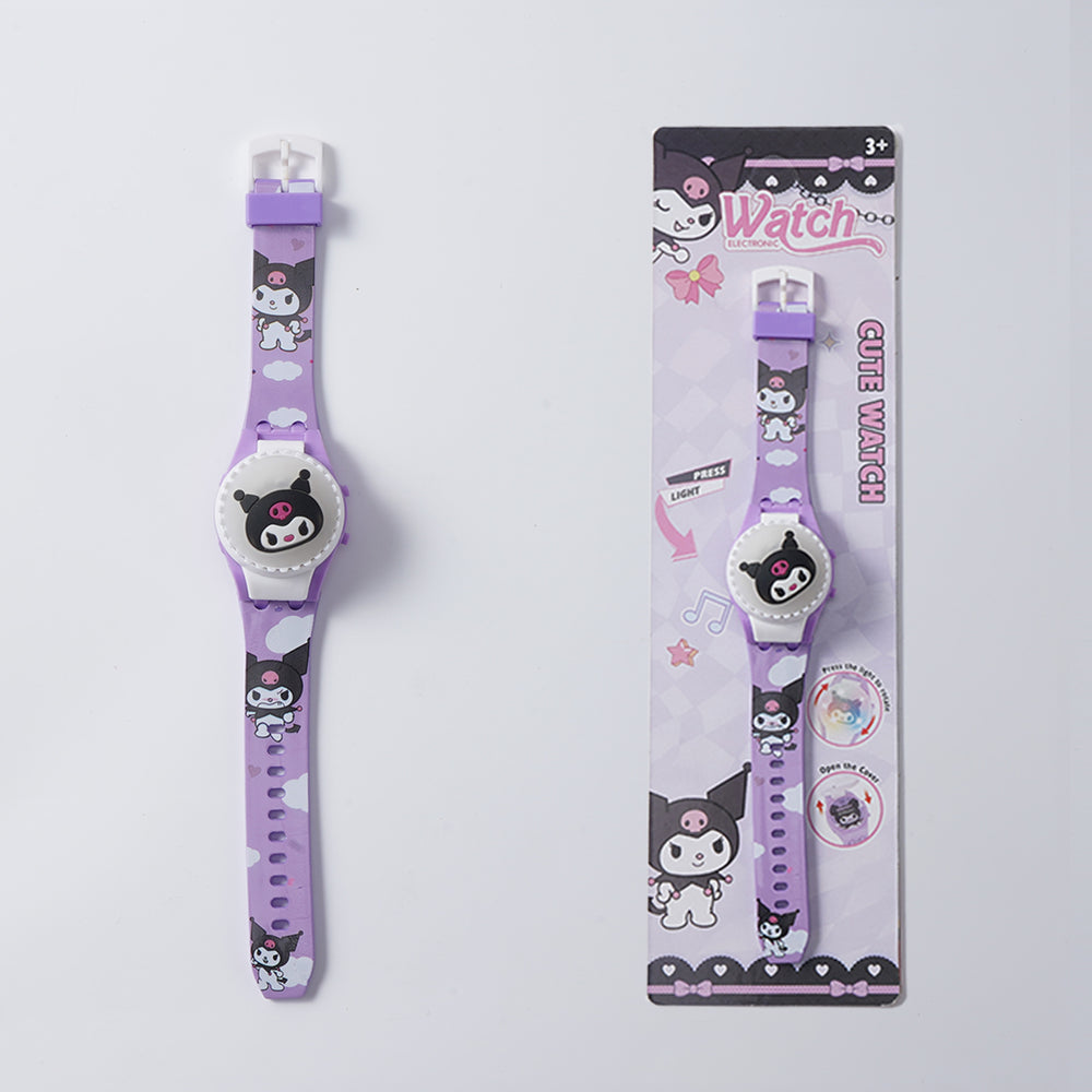 New children's light-up spinning top watch - flashing creative rotating gyro watch - kindergarten small gift toy wholesale