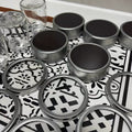 Magnetic transparent spice sealed jar kitchen for homeclassy new arrival spice jar stainless steel creative combination set