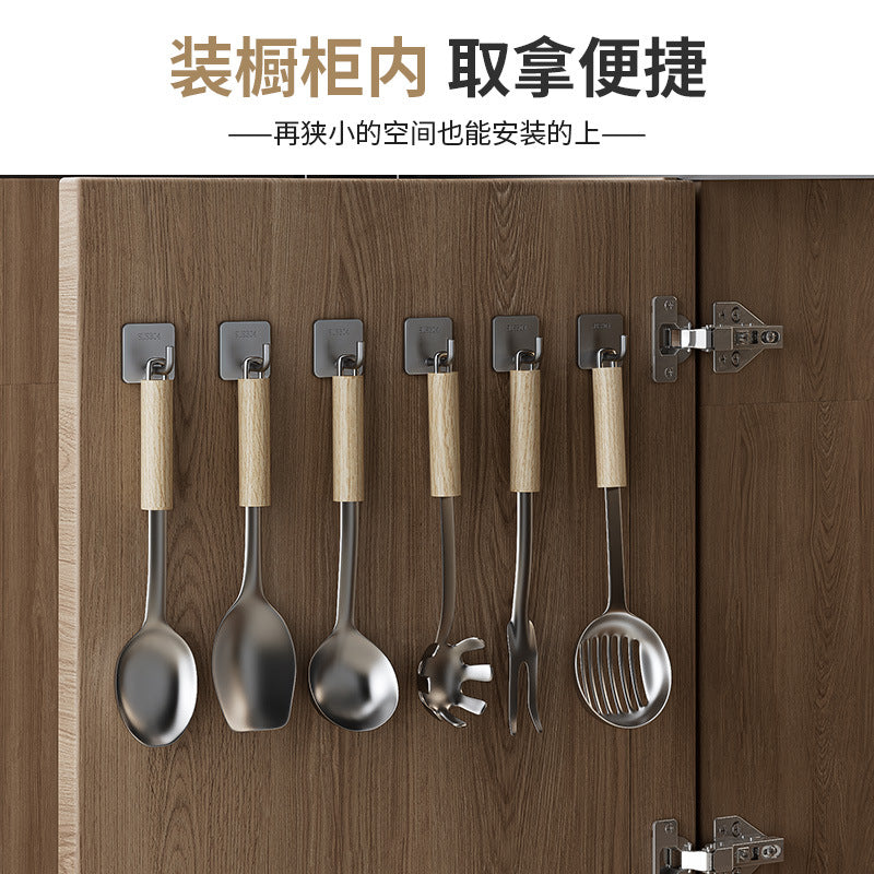 Kitchen hook without punching adhesive hanging spoon shovel wall spatula supplies storage sticky hook wall hanging wall hanging