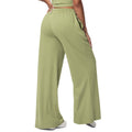 New arrival brushed yoga pants loosecasual drape wide leg flap pocket pants elastic drawstring running fitness sports pants