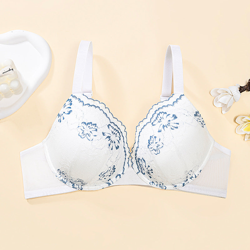 bestseller: plus size women's sexy lace push-up comfort bra - uplift and support