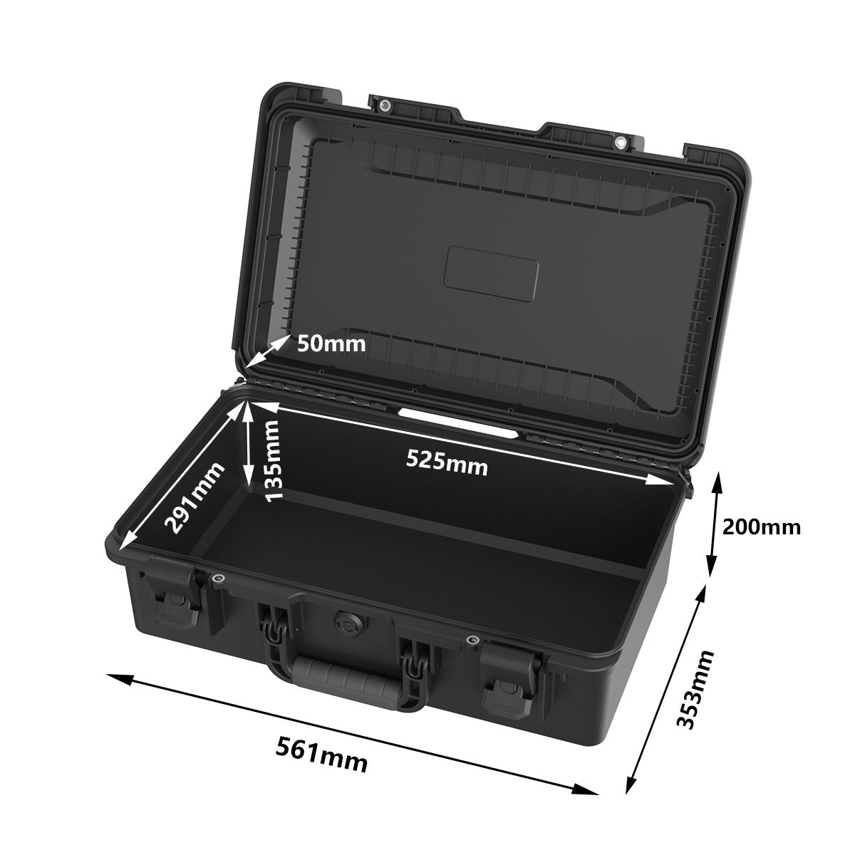 High-end equipment protective case photography camera equipment storage case drone instrumentation waterproof safety suitcase