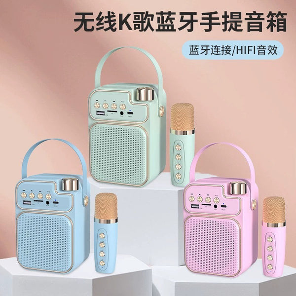 Cross-border E4050 Bluetooth speaker, portable space capsule cartoon Bluetooth small stereo multi-function TF card U disk