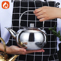 Personalized stainless steel exquisite kettle chinoiserie outdoor water kettle thickened hotel restaurant water kettle large capacity