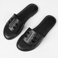 plus sizefashionfashioncasual sandals new arrivalcut out plain pure colorflats women's slippers beach flip-flops