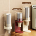 Disposable cup dispenser, water dispenser, water cup holder, for home wall-mounted, punch-free storage paper cup holder, cup holder