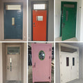 Steel security door school door hotel apartment auxiliary room factory dormitory entrance door steel engineering door modern casual