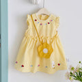 Summernew arrivalkids baby girl princess jumpsuit girl summernew arrival style small flying sleeve embroiderdress summer