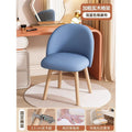 Cosmetic stool for homesittingplaid girls bedroom dressing table stool modern casual back chair casual dining chair