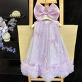 Girls' sleeveless summer dress -  new style, chic baby girl mesh princess dress, kids' summer skirt