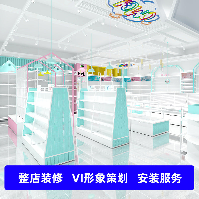 Display Shelf Figure Tide Play Blind Box Jewelry Wen Toy Store Mingchuang Youpin Shelf Shopping Mall Store Display Cabinet Customization