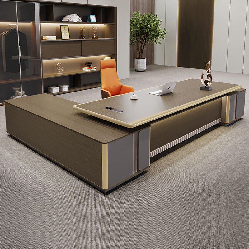 Executive desk set - premium, high-end office furniture for ceo, chairman, and senior management