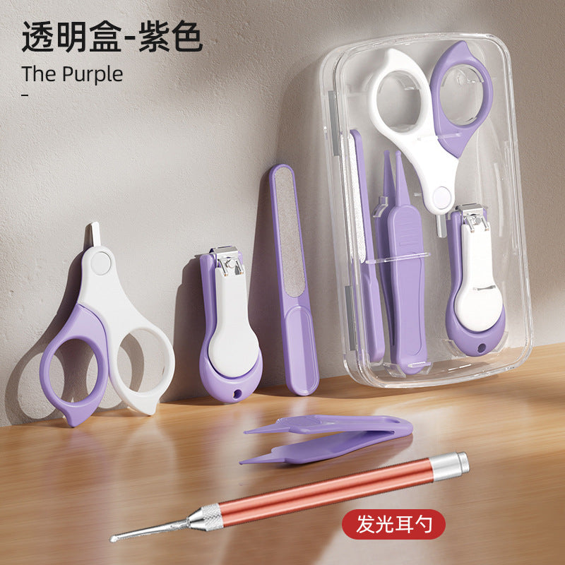 Newborn & infant nail care set: anti-pinch safety scissors & clippers for gentle baby grooming