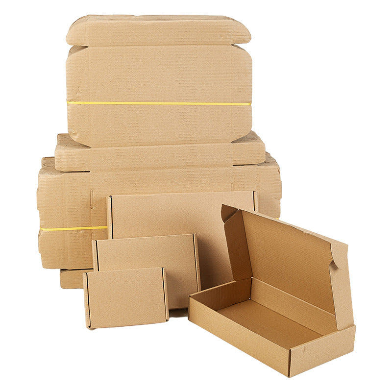 Color airplane box express box extra hard rectangular packing carton underwear clothing JK hand width packaging box customization