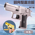 New double-headed, two-way reversible water gun for kids - prank toy with reverse spray for surprise attacks - desert eagle water gun