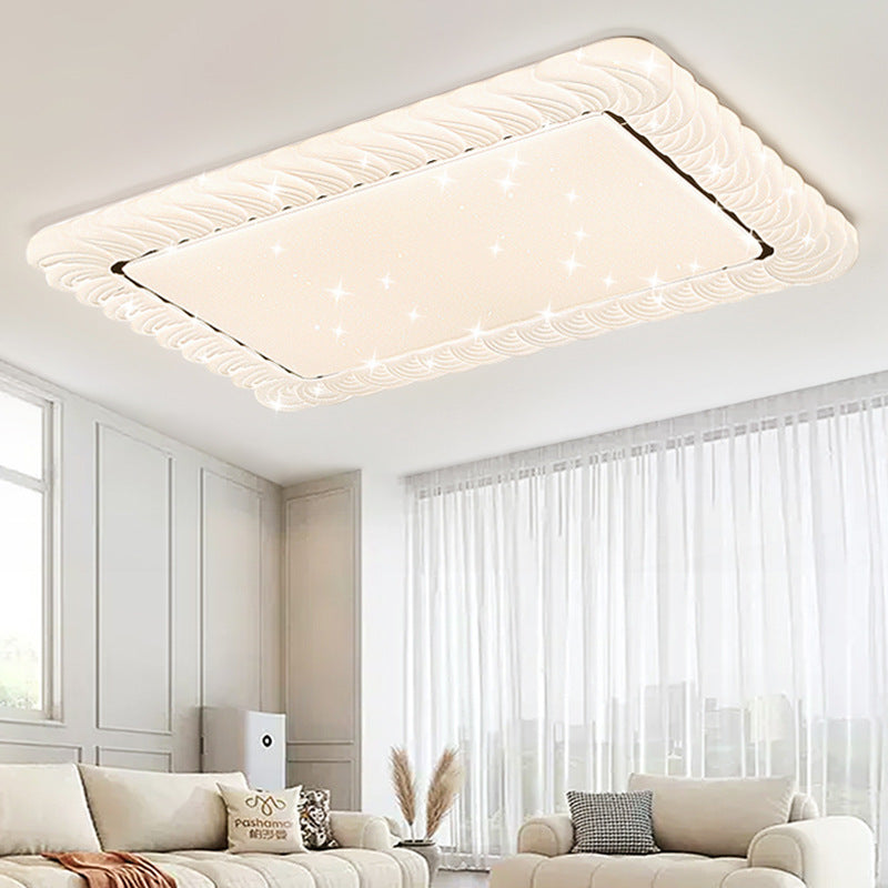 Cream wind bedroom light 2025 new living room ceiling light Internet celebrity LED room full spectrum eye protection Zhongshan lighting