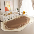 Living room carpet fall and winter cream style imitation cashmere bedroom bedside accessible luxuryclassy sofa coffee table special-shaped non-slip floor mat