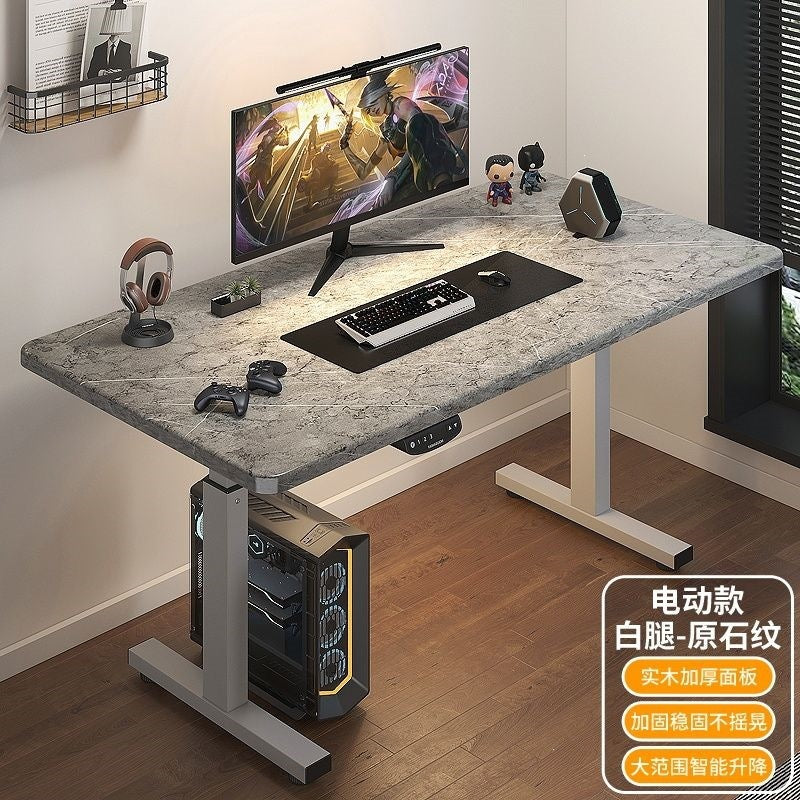 Electric adjustable desk - heavy-duty, reinforced legs - perfect for home office, gaming, study, and computer use