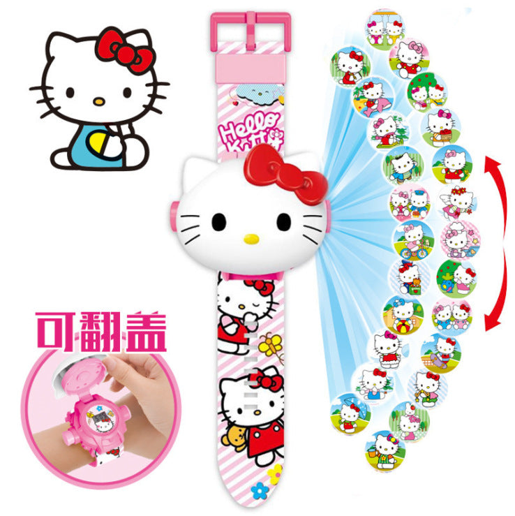 【factory direct】kids' projector watch - frozen, cartoon, light-up toy gift - kuromi