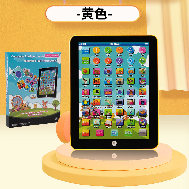hot-selling english tablet learning machine, reading machine, early education touch voice educational learning, foreign trade toys wholesale