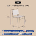 Vintage bauhaus dining chair - nordic designer style, premium home study chair, cafe upholstered backrest chair