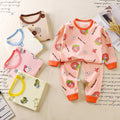 Kids' cotton underwear set - new spring collection: boys' thermal underwear, girls' pajamas, and children's loungewear
