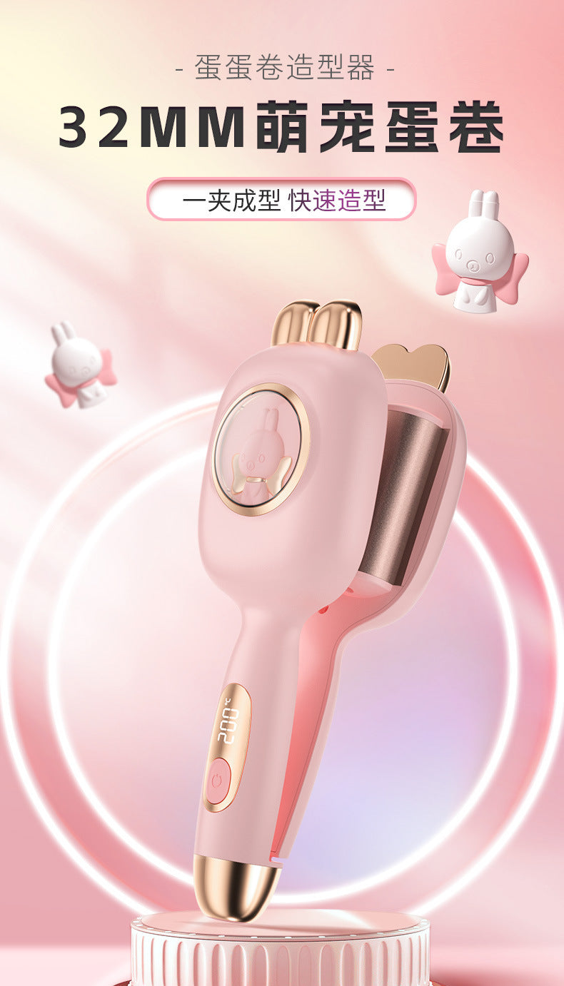 egg roll curling iron 32mm large wave electric negative ion does not damage hair hair care water ripple curling iron temperature adjustment