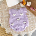 Infant and toddler thin summer style flying sleeve bag butt baby girl romper hoodie newborn cartoon style one-piece hoodie