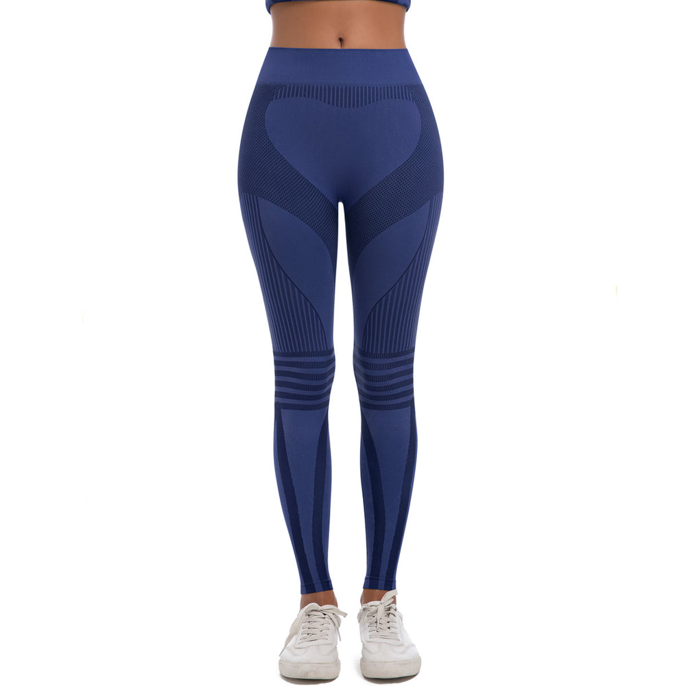 New arrival cross-border seamless knitting tight high elastic breathable ski suit high waist sports running fitness bottom yoga pants