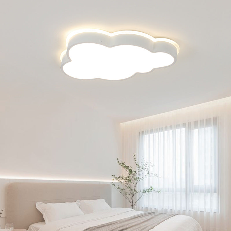 Master bedroom light Modern bedroom light Extremely simple room Nordic lighting Warm children's room Cloud creative ceiling light E