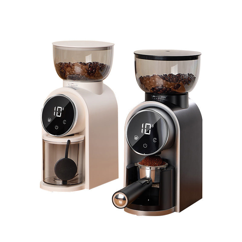 smart screen electric coffee grinder, italian coffee grinder, adjustable coffee mill, home coffee machine