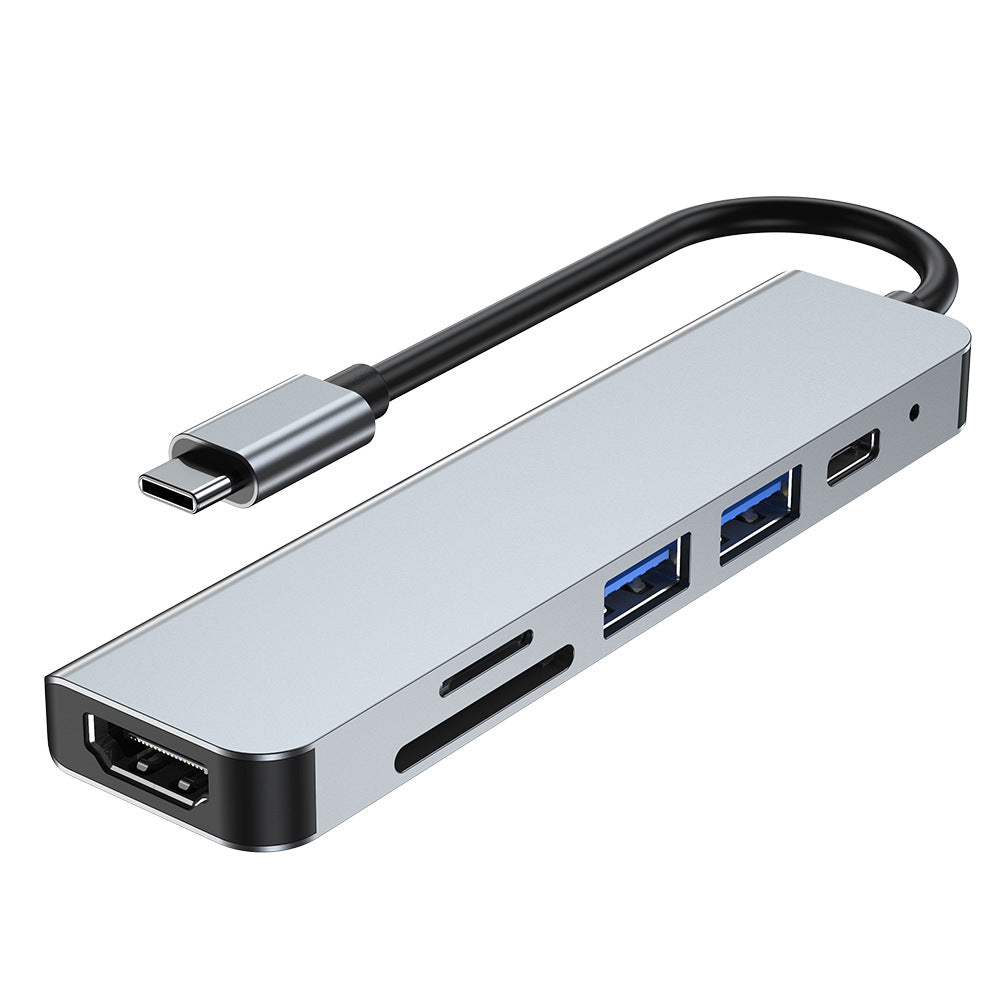 6-in-1 docking station usb c hub3.0 is suitable for macbook notebook type-c docking station
