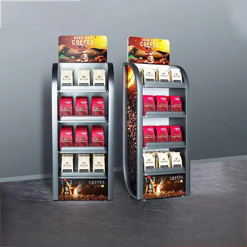 Source Factory New Oil Rack Lubricating Oil Display Rack Supermarket Convenience Store Display Rack Commercial Storage Food