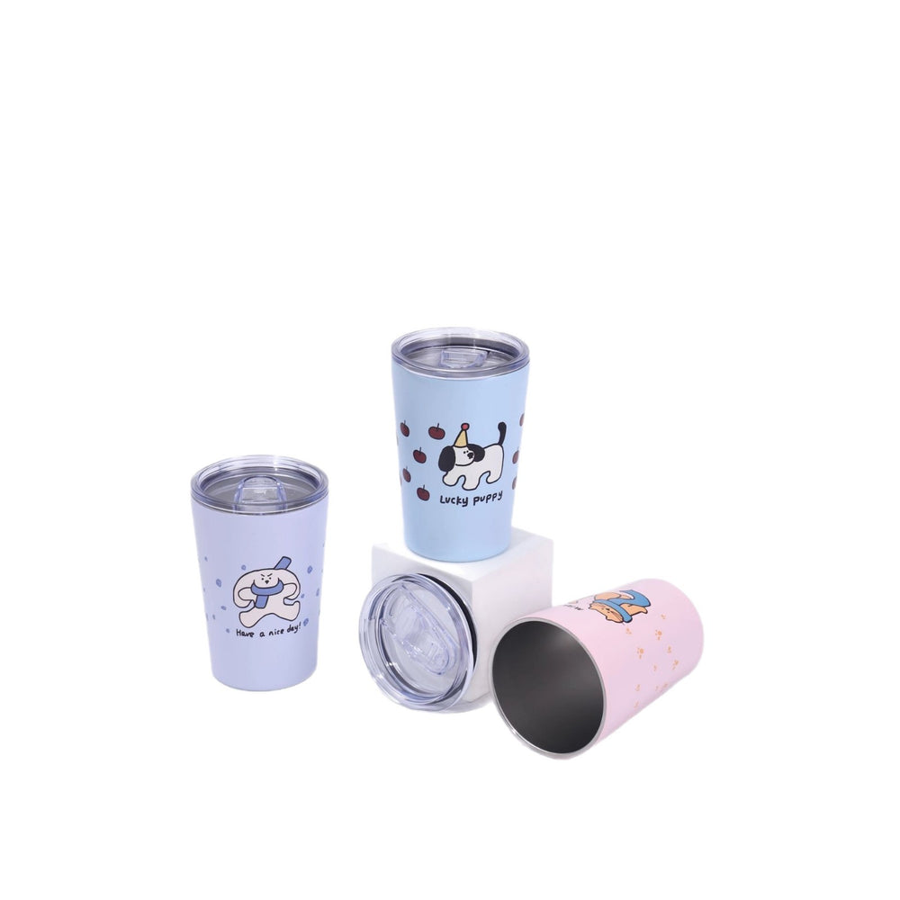 Source manufacturer 304 stainless steel milk thermos cup 14oz mini milk cup good-looking car thermos cup