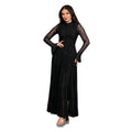 C7711 cross-border   fashion women's sexy lace see-through sparkly dress