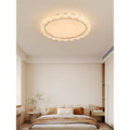 Modern minimalist cloud marble ceiling light for bedroom, smart eye-caring study lamp, led high-end room lighting fixture